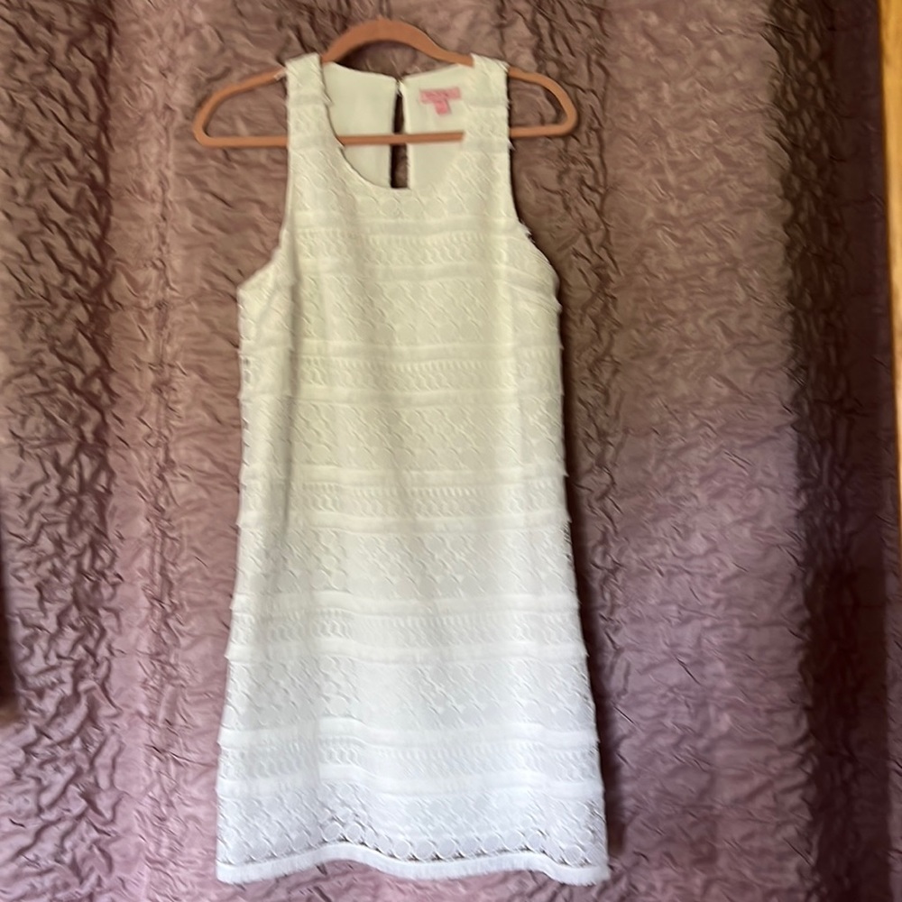 Lilly Pulitzer white lace dress